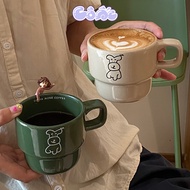 Drink More Coffee 2-layer Ceramic Coffee Cup in Puppy Shape with Meaningful Gift Box C32 Snail Selli