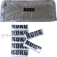 Korg Keyboard Cover, Transparent Waterproof Material, Black Korg Screen Printing