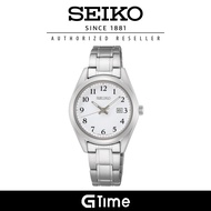 [Official Warranty] Seiko Classic SUR465P1 Women's 30mm Sapphire Analog Steel Watch SUR459 Jam Seiko
