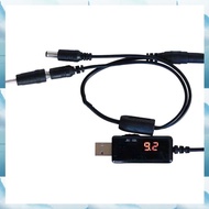 [G V W E] 9/12V-1 to 2 Power Bank Step-Up Cable 9V/12V Power Supply Cable 9V/12V Step-Up Cable Power