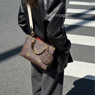 #專櫃價近11萬 LV On-The-Go 路易威登Onthego小號 棕色老花 25 x 19 x 11.5 cm OnTheGo PM M46373