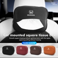 Car SuedeTissue Holder Automobile  Seat Back Paper Towel  For Honda Odyssey Insight Passport Vezel Pilot Stream Shuttle