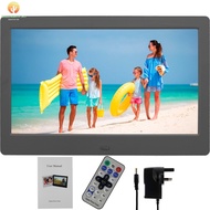 10.1 Inch Digital Photo Frame WiFi Digital Picture Frame 1024×600 Electronic Photo Frames with Photo Music Video Calendar Alarm Full HD Display Smart Photo Frame with SHOPSKC1248