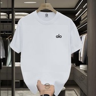 !!! Distro Alo Text Black Quality T-Shirt Premium Short Sleeve T-Shirt T-Shirt Cotton Combed 30s T-S