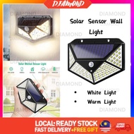 Diamond Solar Sensor Wall Light Solar Light Solar Lamp Cahaya Suria Lampu Suria Lampu Kalis Air Caha