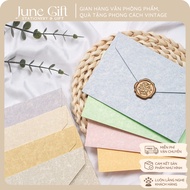 SET of macaroon matte patterned envelopes for handwritten letters, postcards, cards, gifts