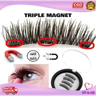 MATA 3D TRIPLE and DOUBLE MAGNETIC Eyelashes, 4 Pieces, 4 Models