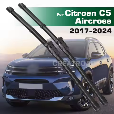 For Citroen C5 Aircross 2017-2024 2018 2019 2020 2021 2022 LHD&RHD Front Wiper Blades Windshield Win