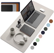 Large Size Office Desk Protector Mat PU Leather Waterproof Mouse Pad Desktop Keyboard Desk Pad Gamin