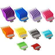 jianqian-10PCS Clipper Guards for Clipper, Colored Hair Clipper Cutting Guides with Metal Clip From 1/16 Inch to 1 Inch