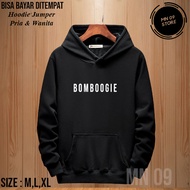 MN 09 | Sweater Hoodie Sablon BOMBOOGIE02 | Jaket Sweater Crewneck Jumper Polos | Hoodie Outdoor | H