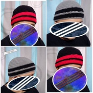 Kopiah Stripes Handmade Knitted