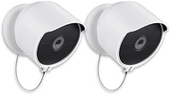 Wasserstein Anti-Theft Mount for Google Nest Cam Outdoor or Indoor, Battery - Made for Google Nest (2-Pack) (Camera Not Included)