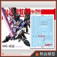 [Hot Blood Model] Snow Flame Water Sticker MG-61 1/100 MG Destiny Gundam