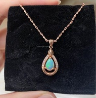天然 Opal 澳洲歐泊 頸鏈 澳寶 蛋白石  吊墜