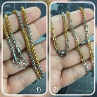 Stainless Steel Necklace 2 Kings Beautiful Durable Light View