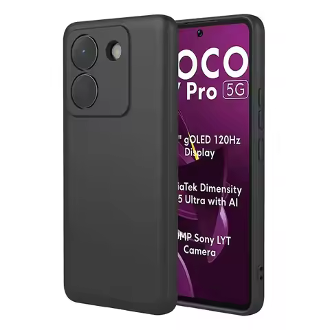 For Xiaomi POCO M7 Pro 5G Silicone Phone Case Funda PocoM7Pro Fashion Cover for POCO M7Pro Anti-Drop