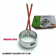 5 cm and 10 cm Solder Pot Element - This Spare Part for Solder Pot