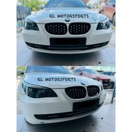 Bmw e60 5 series 2003 2004 2005 2006 2007 2008 diamond front grill grille cover bodykit body kit lip skirt spoiler