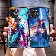 Sword Art Online 9 design Tempered Glass phone case cover For iPhone 17 17 Air 17 Pro 16 16E 15 14 1