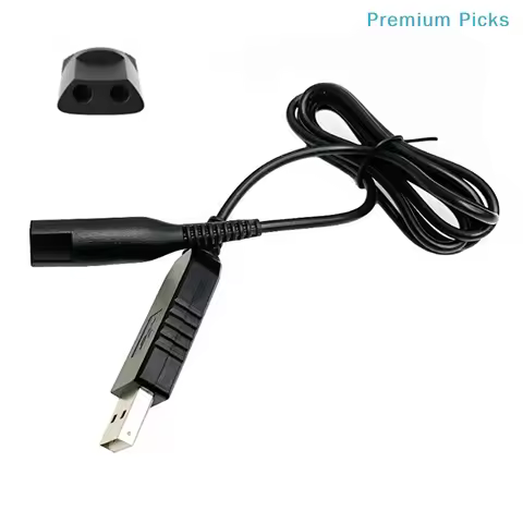 For Braun Shaver Series S3/S5/S6/S7/S8/S9 12V USB Charging Cable Replacement Charger Cord Compatible