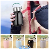 KA Slim Insulated Thermal Water Bottle, Durable Round Stainless Steel Water Bottle,  Outdoor Hiking Sports Solid Color Hot Cold Water Bottle