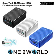 Zendure SuperTank 27,000mAh 100W 4 Port Power Delivery Power Bank Portable Laptop Charger, MacBook, iPad Pro, Switch can be carried on the plane