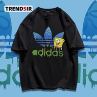TrendSirBarangan baru tersedia pelbagai gaya tshirt woman oversize summer shirt SpongeBob 100% Cotto