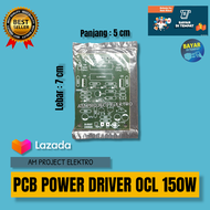 PCB POWER DRIVER OCL 150W PLUS SKEMA MERK SATURN