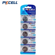 Pkcell CR2032 CR2025 CR2016 CR1632 CR1620 CR1616 CR1220 CR2450 CR2430 3V lithium bytton cell battery (1pc or 5pcs)