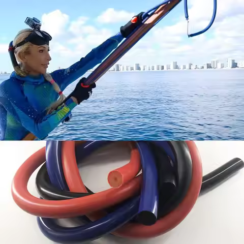 3meters / 1meters OD 5/8'' 16mm Spearfishing Rubber Tube Speargun Shot Sling