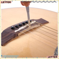 LETTER Guitar Radius Gauge, Guitar Fretboard Radius Gauge Practical Guitar Arc Ruler,  9PCS Bridge  