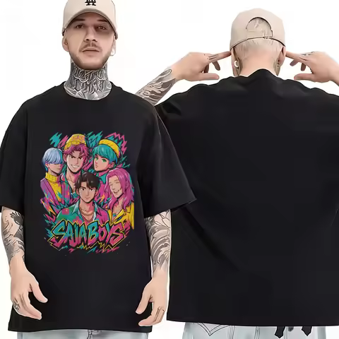 K-Pop Demon Hunters Art - Saja Boys - 6 Classic T-Shirt 2026Summer Men's Women's Luxury Fashion Pure