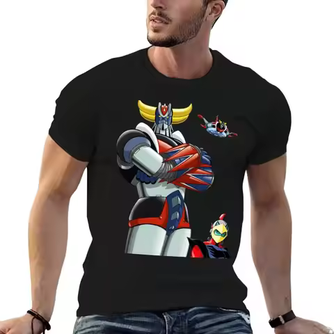 Goldorak - UFO Robot T-Shirt t shirt man cotton t shirt custom print man t shirt cotton high quality