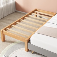 Wood Solid Baby Bed Widen Children Bed Thickening Kids Bed Frame Bold Bed Extension