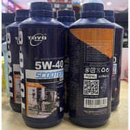 TOYO-G 5W40 SCOOTER SYNTHETIC WITH ESTER ENGINE OIL 4T OIL -1LITER