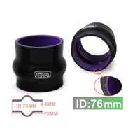 3" 76mm Silicone Hump Coupler Hose Black Reinforced Turbo Coupling for VW GOLF GTI MK3 VR6 2.8 V6 94