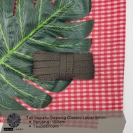 ORLIM LACES Classic Flat Shoelaces 327/574 Taupebrown Width 8mm