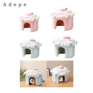 [Adepe] Guinea Pig Hideout Warm Chinchilla Guinea Habitat Hamster House Cage House for