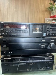 JVC DD-VR77 卡式錄音帶播放機 Yamaha AX-400 擴大機 Marantz SD-60