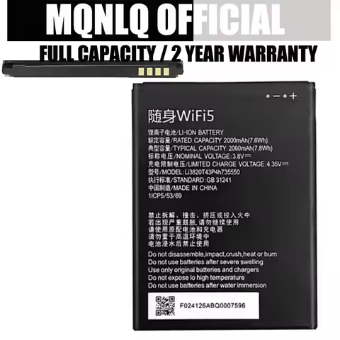 Battery Li3820T43P4h735550 for ZTE MF932 WiFi5 4G LTE WIFI Router Hotspot Modem 2060mAh Battery AKKU