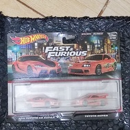 Hot Wheels Two Pack Fast and Furious Toyota Supra GR Supra