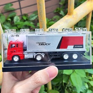 DieCast Scale 1: Miniature Car truck Container64 mini Towing truck/ Diecast Car