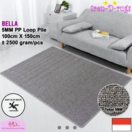 Tren-D-rugs Karpet polos lantai ruang tamu tidur permadani bulu minimalis anti slip murah 100 cm x 1