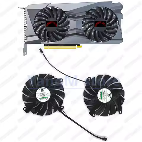 New Cooler Fan Cooling For INNO3D GeForce RTX3050 RTX3060 RTX3060Ti RTX3070 TWIN X2 OC CF-12910S CF-