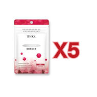 BHK's - 紅萃蔓越莓益生菌錠 (30粒/袋)五袋裝 (528220*5)
