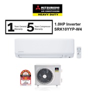 Mitsubishi (1.0HP / 1.5HP / 2.0HP) Inverter Deluxe SRK10YYP-W4 / SRK13YYP-W4  / SRK18YYP-W4  Air conditioner