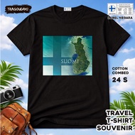 FINLAND 5-Piece SOUVENIR T-Shirt FINLAND STATETAG 24S COTTON PREMIUM SOUVENIR GIFT