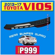 ♨◎Rear Bumper Guard for Toyota Vios 2013 to 2017 (Gen-3)★1-2 days delivery