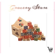 27 ABC Blocks English Alphabet Building Blocks English Learning Building Blocks Children's Education